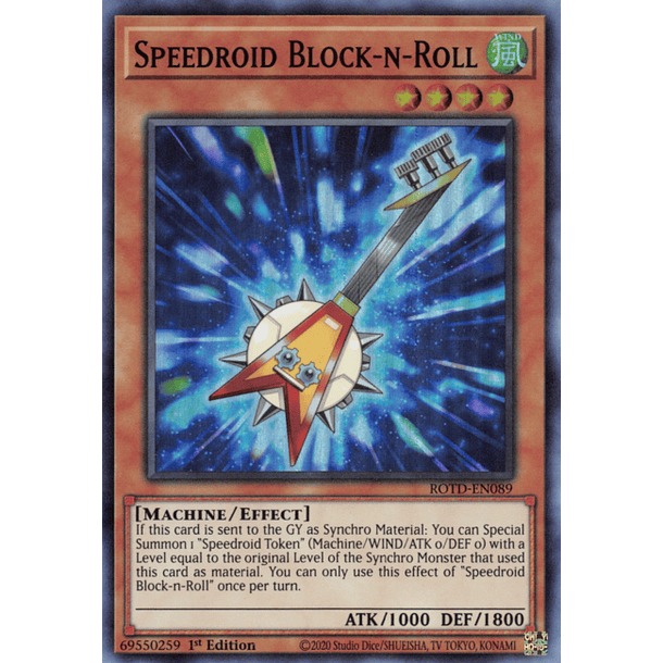 Speedroid Block-n-Roll - ROTD-EN089 - Super Rare