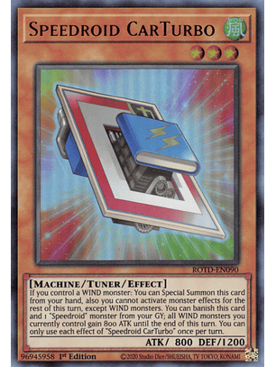 Speedroid CarTurbo - ROTD-EN090 - Ultra Rare
