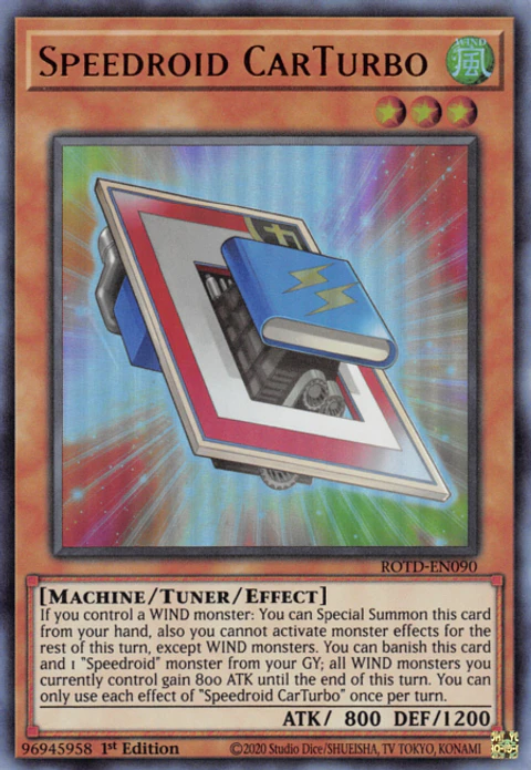 Speedroid CarTurbo - ROTD-EN090 - Ultra Rare