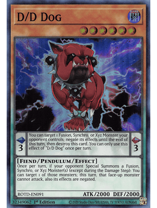 D/D Dog - ROTD-EN091 - Super Rare