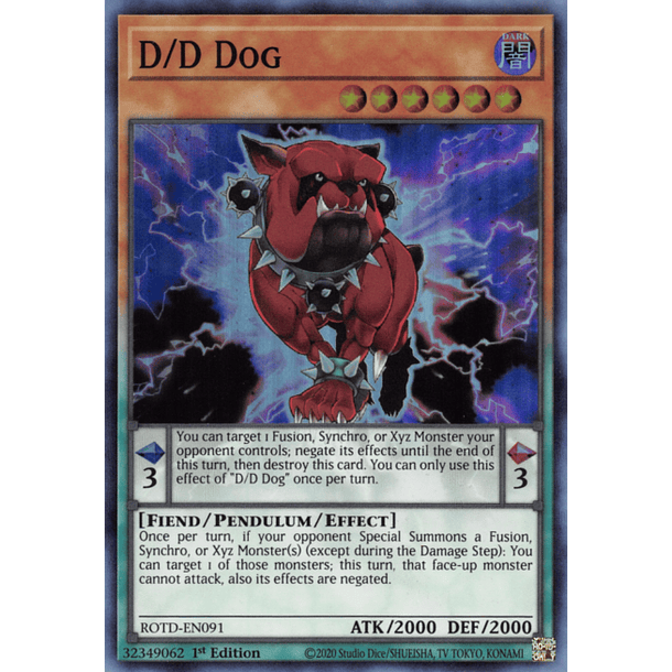 D/D Dog - ROTD-EN091 - Super Rare