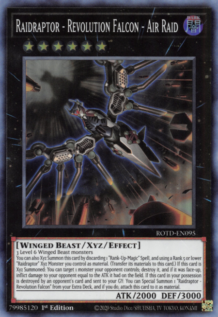 Raidraptor - Revolution Falcon - Air Raid - ROTD-EN095 - Super Rare 1