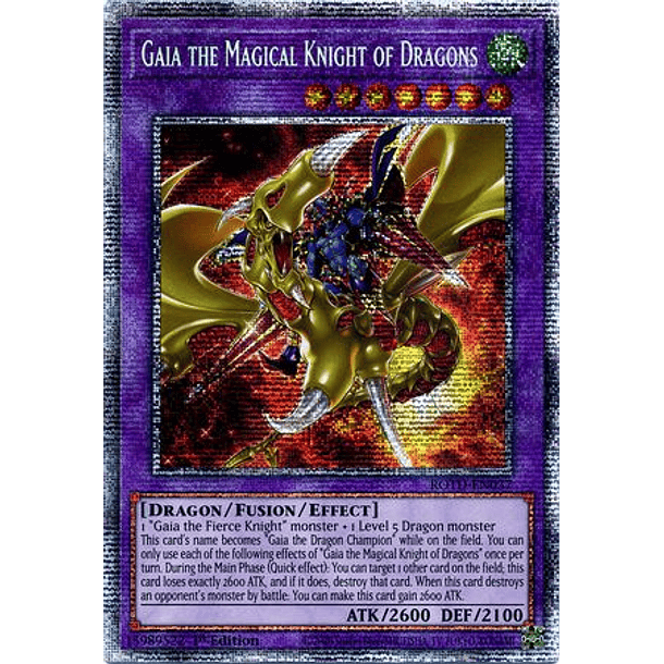 Gaia the Magical Knight of Dragons - ROTD-EN037 - Starlight Rare