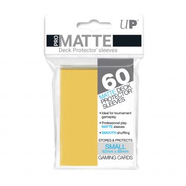 60ct  Yellow Small Deck Protectors Gloss 1