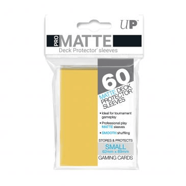 60ct  Yellow Small Deck Protectors Gloss