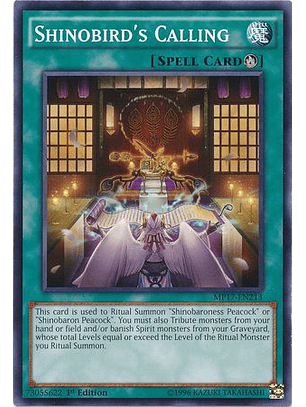 Shinobird's Calling - MP17-EN213 - Common 