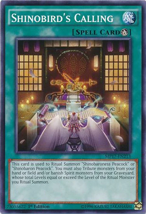 Shinobird's Calling - MP17-EN213 - Common 