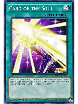 Card of the Soul - MP17-EN107 - Common