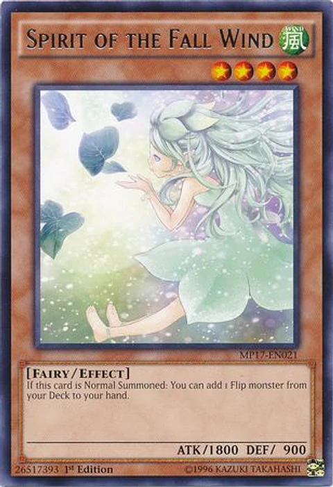 Spirit of the Fall Wind - MP17-EN021 - Rare 