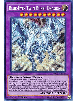 Blue-Eyes Twin Burst Dragon - MP17-EN056 - Secret Rare 