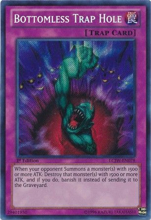 Bottomless Trap Hole - LCJW-EN078 - Secret Rare