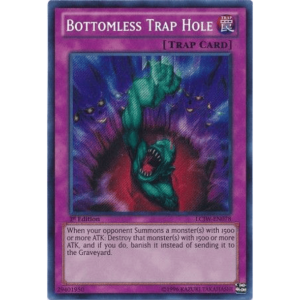 Bottomless Trap Hole - LCJW-EN078 - Secret Rare