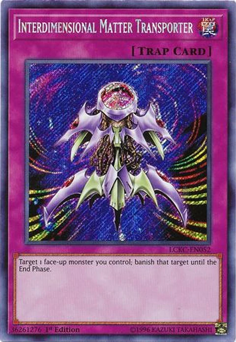 Interdimensional Matter Transporter - LCKC-EN052 - Secret Rare