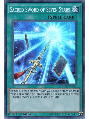 Sacred Sword of Seven Stars - MP14-EN042 - Super Rare