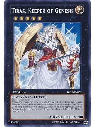 Tiras, Keeper of Genesis - BP01-EN029 - Rare 