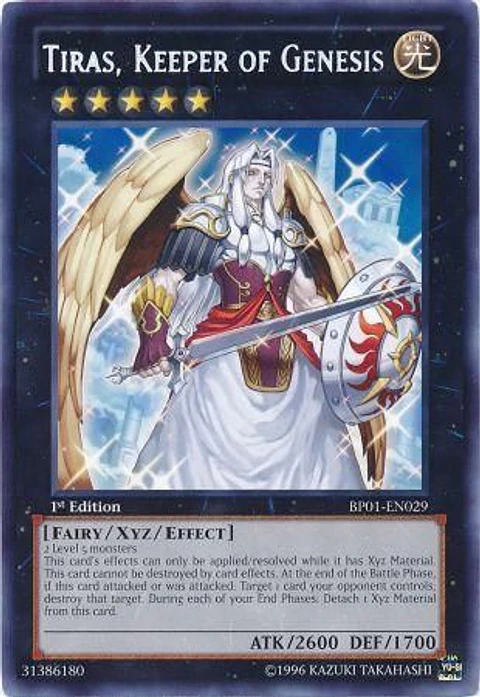 Tiras, Keeper of Genesis - BP01-EN029 - Rare 