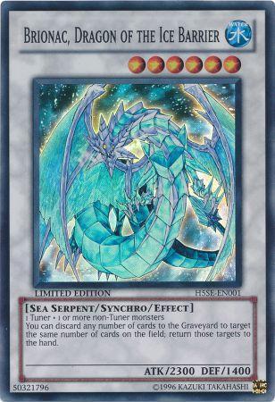 Brionac, Dragon of the Ice Barrier - H5SE-EN001 - Super Rare 1