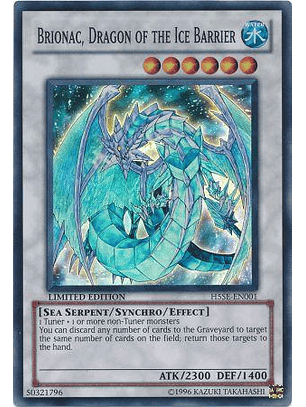Brionac, Dragon of the Ice Barrier - H5SE-EN001 - Super Rare