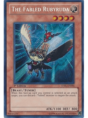 The Fabled Rubyruda - STBL-EN096 - Secret Rare