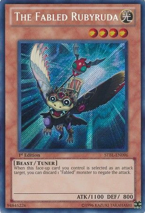 The Fabled Rubyruda - STBL-EN096 - Secret Rare