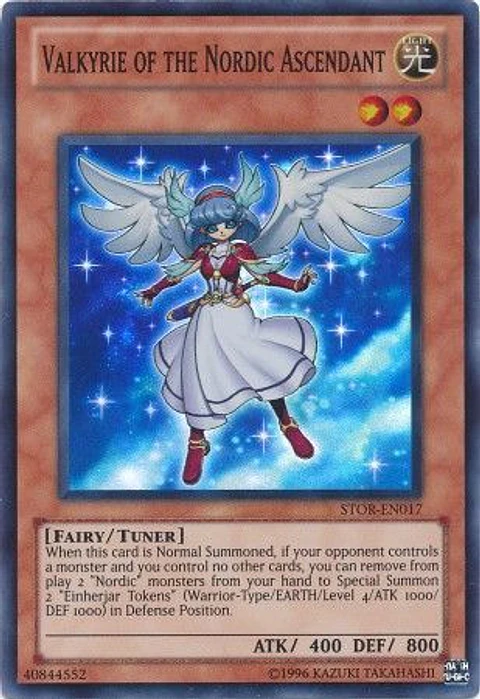 Valkyrie of the Nordic Ascendant - STOR-EN017 - Super Rare