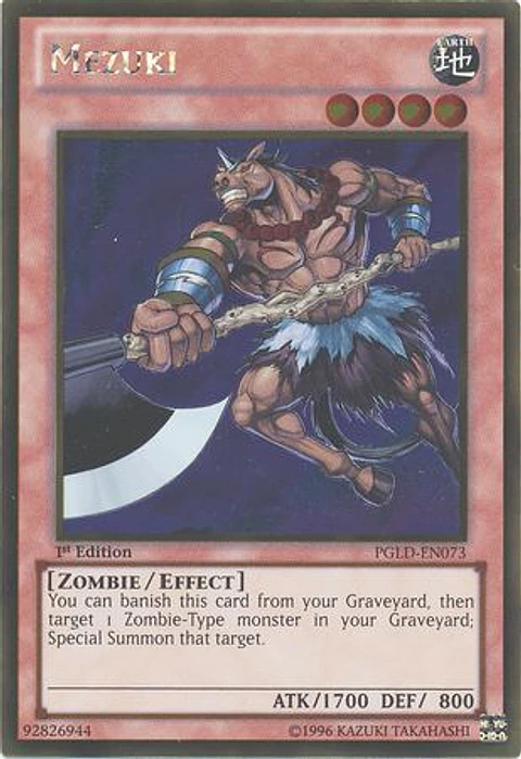 Mezuki - PGLD-EN073 - Gold Rare