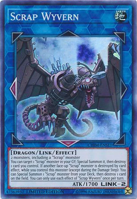 Scrap Wyvern - CHIM-ENSE1 - Super Rare