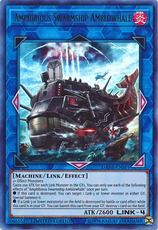 Amphibious Swarmship Amblowhale - DANE-ENSP1 - Ultra Rare Limited Edition 1