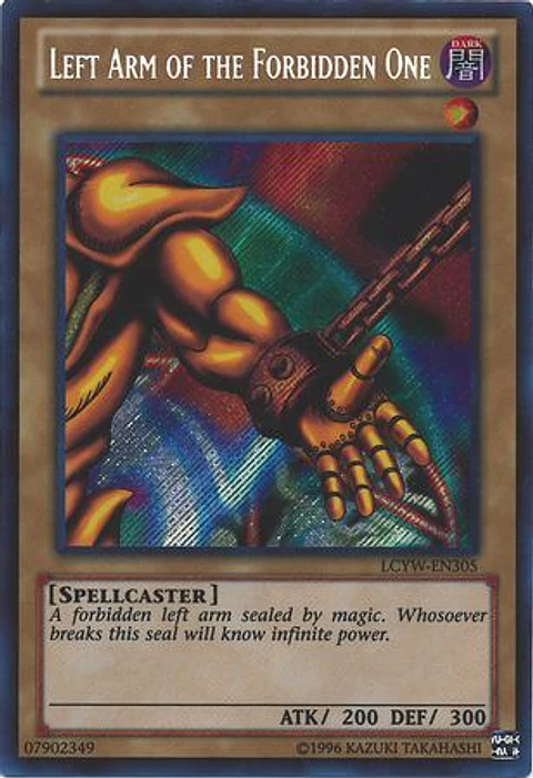 Left Arm of the Forbidden One - LCYW-EN305 - Secret Rare