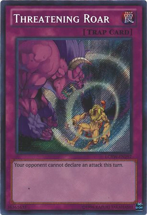 Threatening Roar - LCYW-EN297 - Secret Rare 