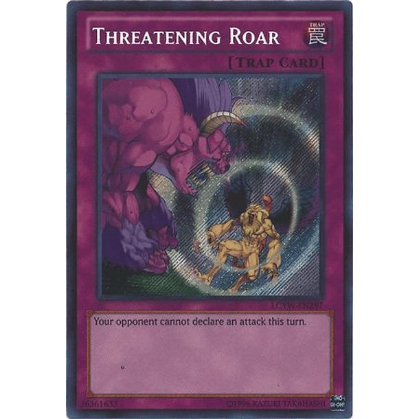 Threatening Roar - LCYW-EN297 - Secret Rare 