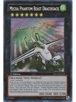 Mecha Phantom Beast Dracossack - LTGY-EN053 - Secret Rare 1st Edition