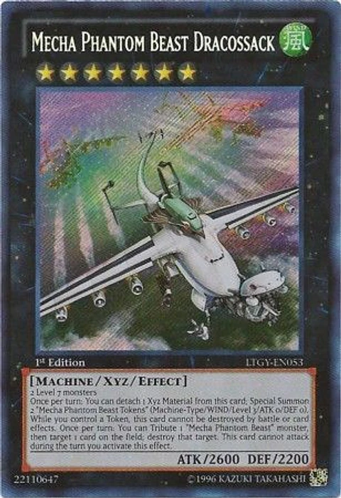 Mecha Phantom Beast Dracossack - LTGY-EN053 - Secret Rare 1st Edition