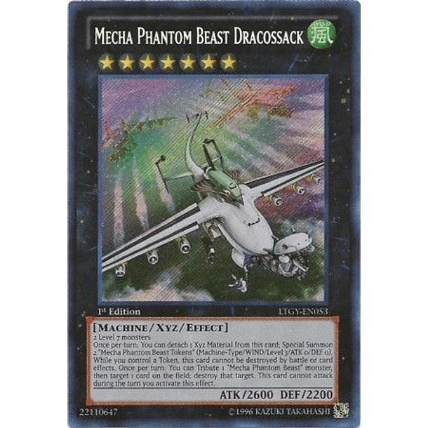 Mecha Phantom Beast Dracossack - LTGY-EN053 - Secret Rare 1st Edition