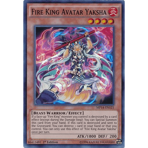 Fire King Avatar Yaksha - MP14-EN121 - Super Rare