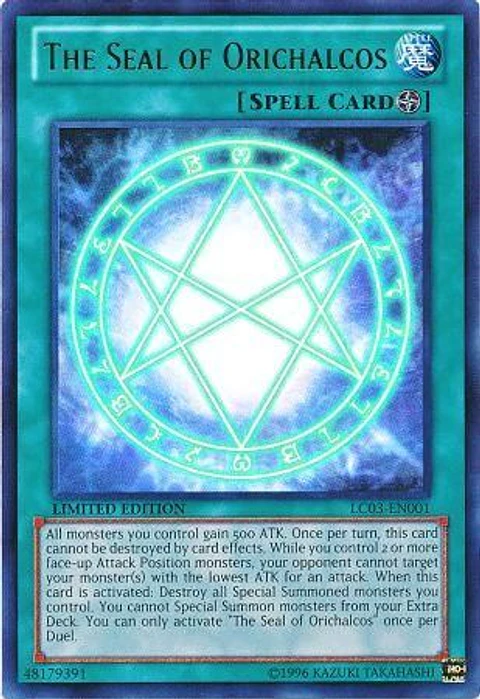 The Seal of Orichalcos - LC03-EN001 - Ultra Rare