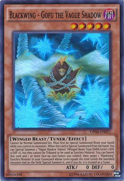 Blackwing - Gofu the Vague Shadow - OP04-EN011 - Super Rare