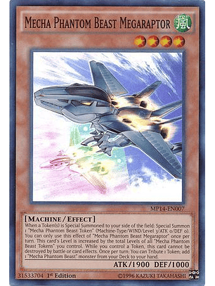 Mecha Phantom Beast Megaraptor - MP14-EN007 - Super Rare