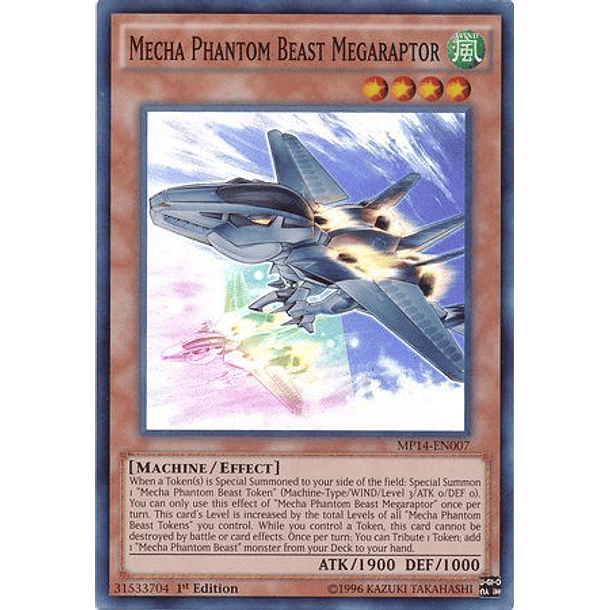Mecha Phantom Beast Megaraptor - MP14-EN007 - Super Rare