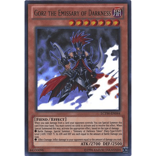 Gorz the Emissary of Darkness - LCYW-EN044 - Ultra Rare