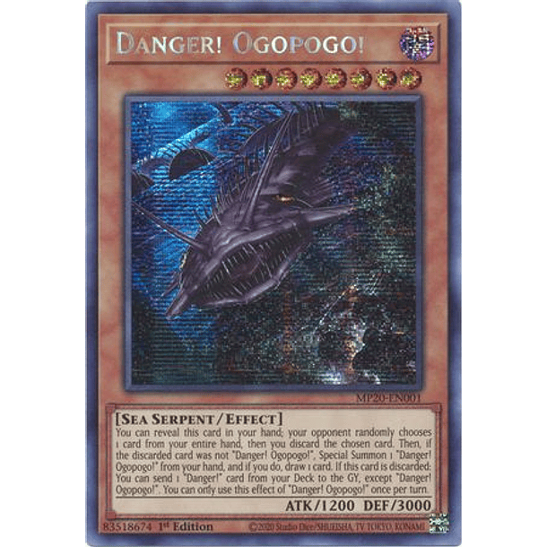 Danger! Ogopogo! - MP20-EN001 - Prismatic Secret Rare 