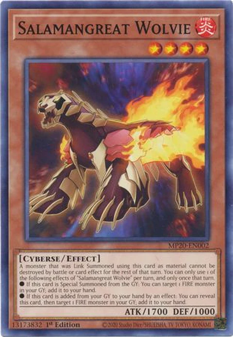 Salamangreat Wolvie - MP20-EN002 - Common 