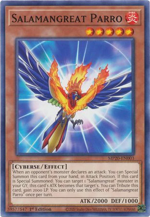 Salamangreat Parro - MP20-EN003 - Common 