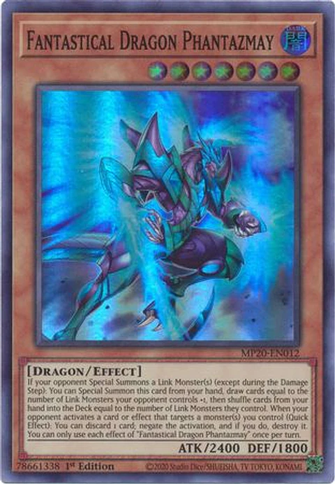 Fantastical Dragon Phantazmay - MP20-EN012 - Super Rare