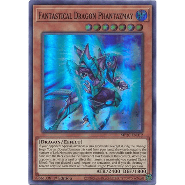 Fantastical Dragon Phantazmay - MP20-EN012 - Super Rare
