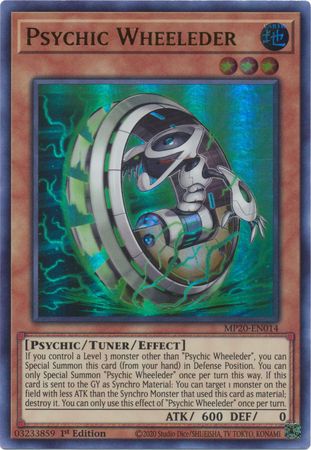 Psychic Wheeleder - MP20-EN014 - Ultra Rare 1