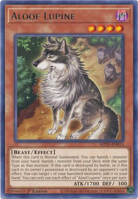 Aloof Lupine - MP20-EN015 - Rare