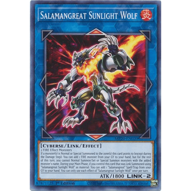 Salamangreat Sunlight Wolf - MP20-EN020 - Common