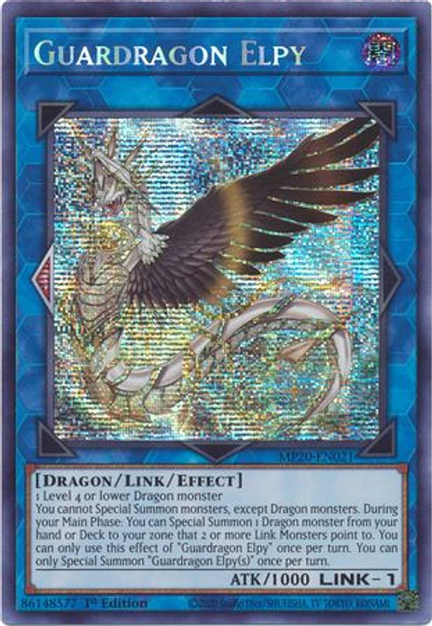Guardragon Elpy - MP20-EN021 - Prismatic Secret Rare