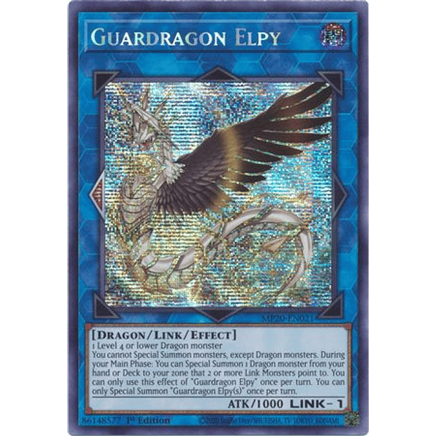 Guardragon Elpy - MP20-EN021 - Prismatic Secret Rare